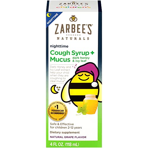 Zarbee’s All Natural Children’s Nightime Cough Syrup – Grape – 4 oz, Baby and Children, Children’s Health Gluten Free Dairy Free Vegan