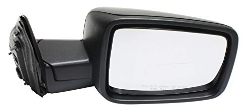 Kool Vue Mirror Compatible with 2013-2018 Ram 1500, 2019-2022 Ram 1500 Classic, 2013-2022 Ram 2500 & 2013-2017 Ram 3500 Passenger Side Manual Folding, Textured Black, Manual Glass