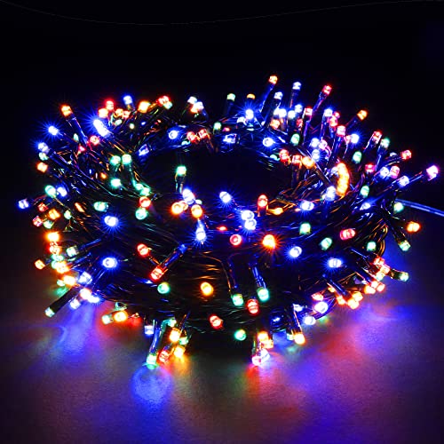100-1000 LED Christmas Lights, Low Voltage Fairy String Lights with 8 Modes, Ideal for Xmax Tree, Garden, Home, Party, Halloween Festival Deco (1000 LEDs, Multi-Colored)