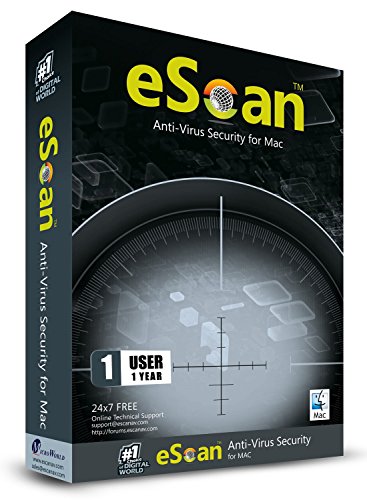 eScan Antivirus for Mac Internet Security Download Total Protection mac total security 2019 antivirus for MacBook air | 1 Device -1 Year | Key card