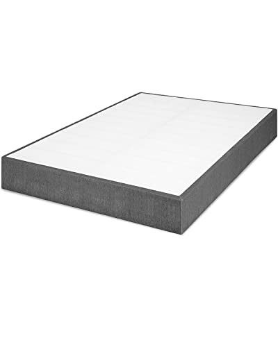 TATAGO 3000lbs Max Weight Capacity 9 Inch Heavy Duty Metal Box Spring Mattress Foundation, Extra-Strong Support & Non-Slip, No Noise, Easy Assembly, King
