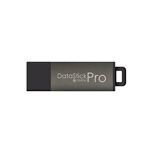 Centon Electronics S1-U2P31-32G USB 2.0 Datastick Pro (Charcoal Metallic), 32GB