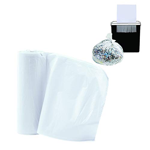 50 Paper Shredder Clear Bags – Perfect Size for Most Paper Shredders up to 15 Gallons