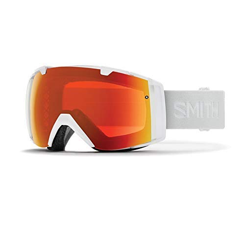 Smith Optics 2019 Adults I/O Snow Goggles (White Vapor, Chromapop Everyday Red Mirror)