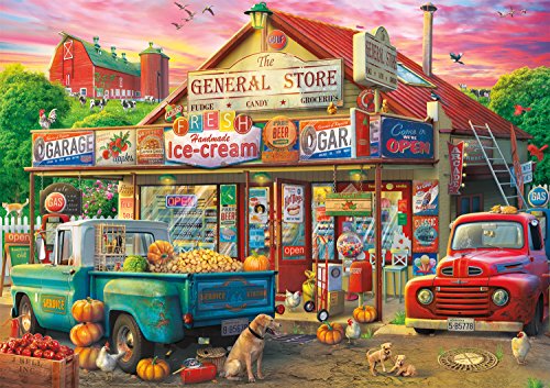 Buffalo Games – Country Store – 500 Piece Jigsaw Puzzle Multicolor, 21.25″L X 15″W