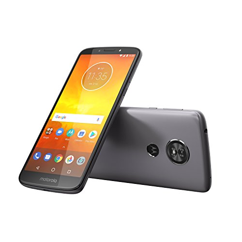 Motorola Moto E5 Single-SIM 16GB ROM + 2GB RAM (GSM Only | No CDMA) Factory Unlocked 4G/LTE Smartphone (Flash Grey) – International Version