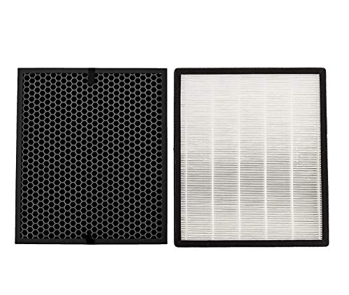 True HEPA Air Cleaner Filter Replacement Set + Activated Carbon Pre-Filter Compatible with Levoit Air Cleaner LV-PUR131, LV-PUR131-RF by LifeSupplyUSA