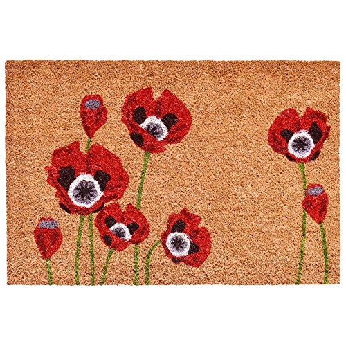 Calloway Mills Red Poppies Doormat 24″ x 36″