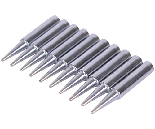 Bleiou 10pcs 900M-T-B Replacement Soldering Iron Tips for Radio Shack, TENMA, ATTEN, QUICK, Aoyue Solder Station