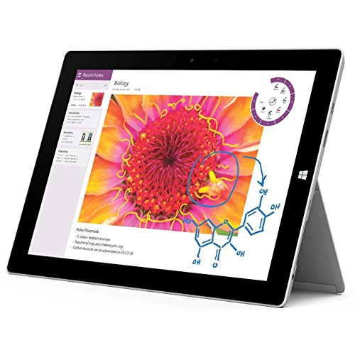 Microsoft Surface 3 GL4-00009 4G LTE 10.8 Inch 128GB Tablet (Renewed)