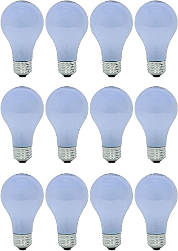GE Lighting Reveal 40-Watt, A19 Light Bulb, 12 Pack