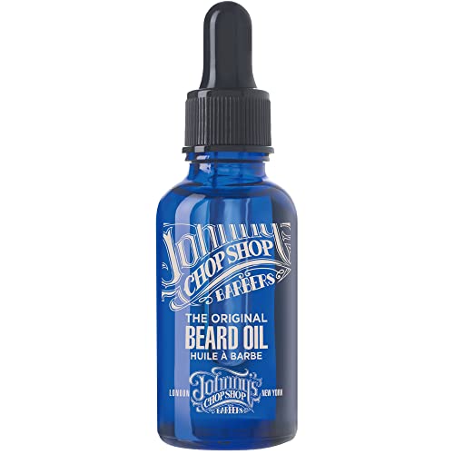 Johnny’s Chop Shop Men’s Facial Conditioning Beard Oil, Smooth Blend, Natural Oils, Pre/Post Shave 1.01 fl oz (Pack of 1)