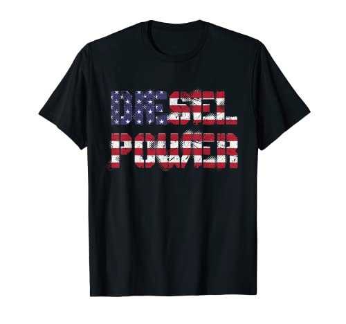 American Diesel Power TShirt Vintage Truck Driver TShirt T-Shirt