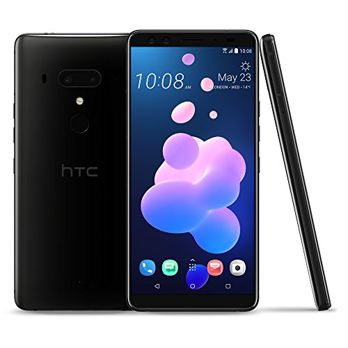 HTC U12+ Factory Unlocked Phone – 6″ Screen – 64GB – Ceramic Black (U.S. Warranty)
