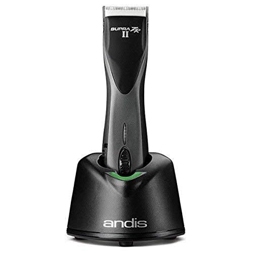 Andis 79005 Supra ZR II Cordless Rechargeable Hair & Beard Trimmer, Detachable Blade Clipper, Lithium-Ion Powerful Battery, Black – Pack of 1