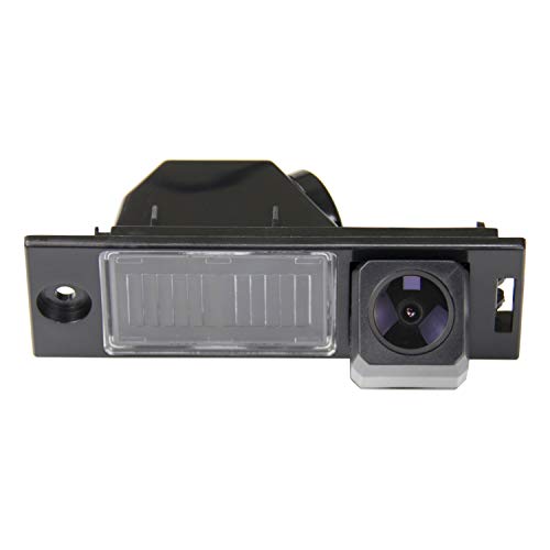 Misayaee Rear View Back Up Reverse Parking Camera in License Plate Lighting Night Version (NTSC) for Tucson / IX 35 / Tucson /Tucson IX35 / Tucson IX /TL MK3 2004-2017 (Model A =Screw Style)