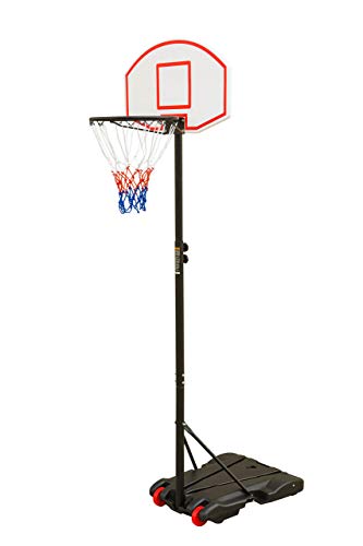 Movement God Youth Portable Basketball Hoop Black & Red