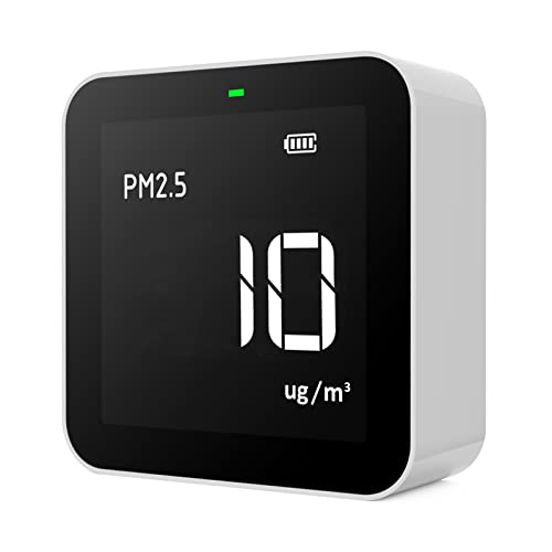 Temtop M10 Air Quality Monitor Indoor Air Quality Tester AQI PM2.5 VOCs Formaldehyde Detector for Home Air Testing, US Certified Air Sensor