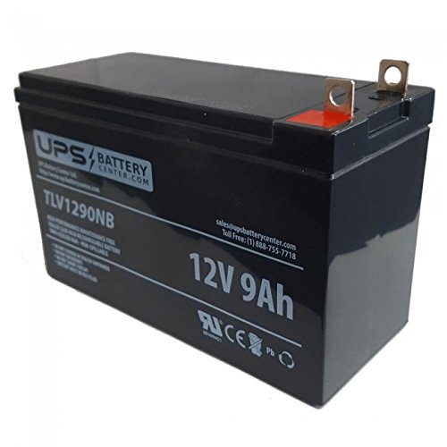 12V 9Ah Nut & Bolt UPSBatteryCenter Compatible Replacement Battery for Generac XG8000, XG8000E Portable Generators
