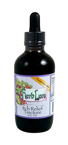 Herb Lore Itch Relief Tincture – 4 oz – Natural Herbal Pregnancy Itch Relief – Soothes Pregnancy Itchy Skin & Belly