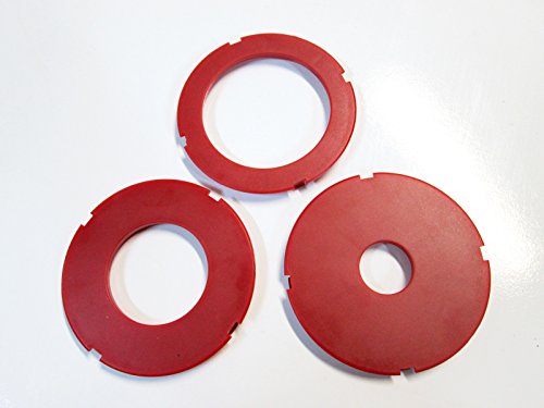 Router Table Insert Ring Set 97mm Diameter Fits Many Sears Craftsman Ryobi Bosch (PLEASE MEASURE YOUR TABLE PRIOR TO ORDERING)