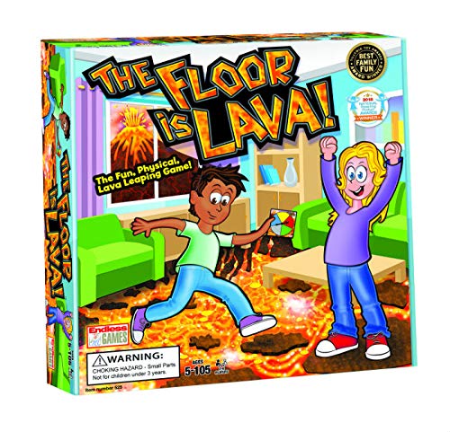 The Floor is Lava – The Original – Interactive Game for Kids and Adults – Promotes Physical Activity – Indoor and Outdoor Safe