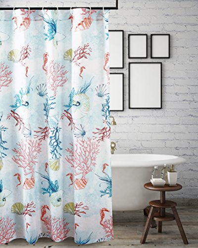 Barefoot Bungalow Sarasota Shower Curtain, One Size, Multicolor