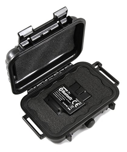 CASEMATIX Waterproof Travel Case Compatible with BlueDriver OBDII Device, Includes Case Only