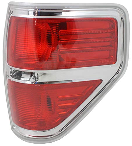 Garage-Pro Tail Light Compatible with FORD F-150 2009-2014 Passenger Side Lens and Housing Styleside