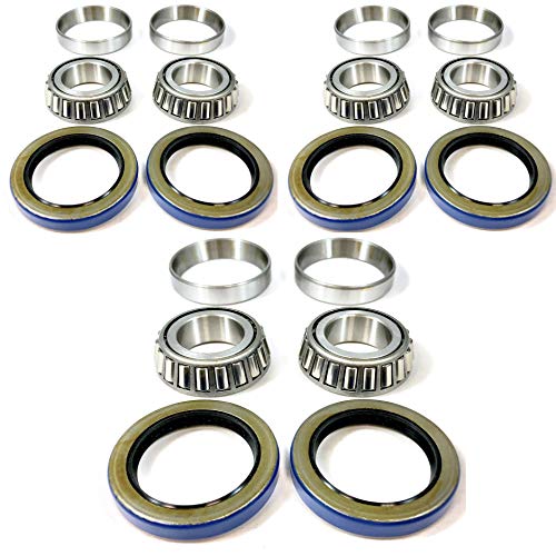 HD Switch (3 Kits Spindle Bearing & Seal Rebuild Kit Replaces Toro Z Master 119-8599, 108-7713, 106-3217 with Seals
