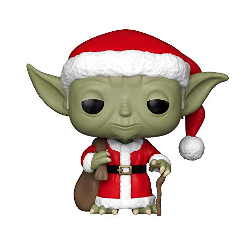Funko Pop Star Wars: Holiday – Santa Yoda Collectible Figure, Multicolor