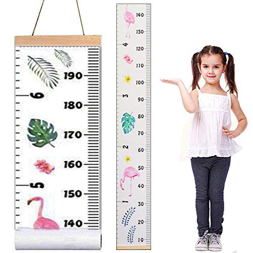Baby Growth Chart,Canvas Height Measurement Ruler,Hanging Ruler Wall Decor Ruler for Kids Wall Decor Baby Nursery Decoration,Great Baby Shower Christmas Gift 79″ x 7.9″