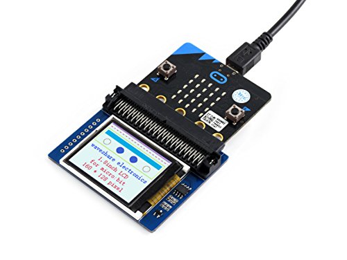 Waveshare 1.8inch Colorful Display Module for Micro:bit 160×128 Pixels Capable of Displaying 65K Colors.
