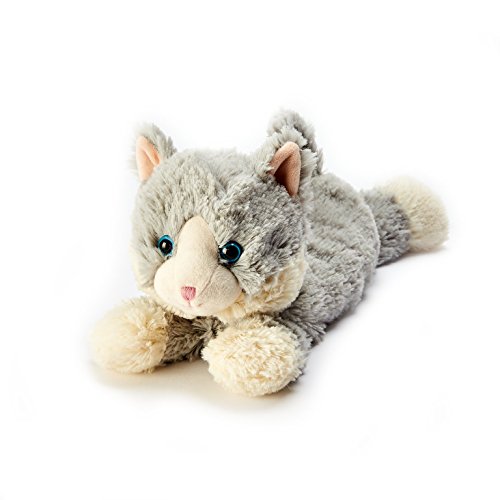 Gray Cat Warmies – Cozy Plush Heatable Lavender Scented Stuffed Animal