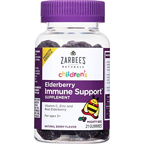 ZarBee’s Naturals Mighty Bee Immune Support Gummy, Berry 21 ea (Pack of 3)
