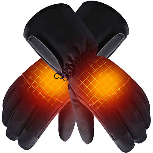 SVPRO Rechargeable Battery Heated Gloves for Men Women(Battery Included),Outdoor Indoor Winter Hand Warmer Glove Liners for Hiking Skiing Camping Motorcycling,Cold Weather Thermal Heated Gloves