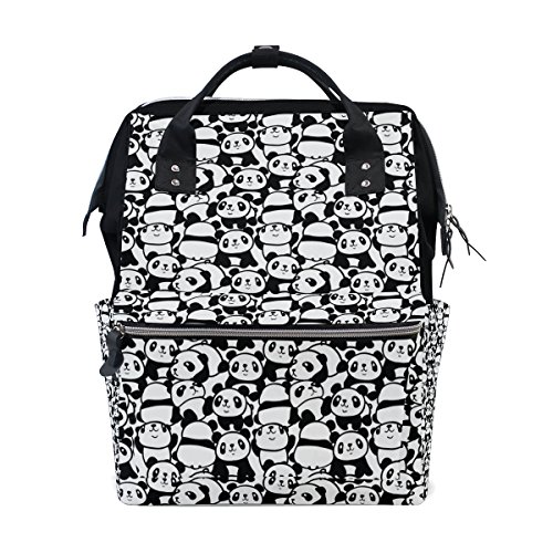 Top Carpenter Diaper Nappy Bag Travel Backpack Mommy Bag Much Pandas for Mom Dad M