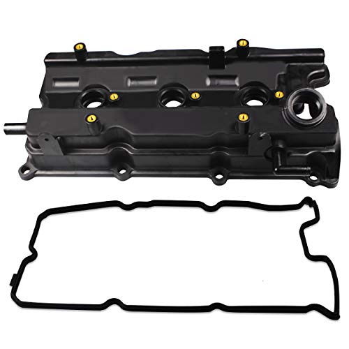 BOXI Valve Cover w/Gasket & Spark Plug Tube Seals Fits Front/Left Bank Of 3.5L Engine 2002-2004 Infinit-i I35 02-06 Niss-an A-ltima 02-08 M-axima 03-07 M-urano 04-09 Q-uest (Replaces:13264-8J113)