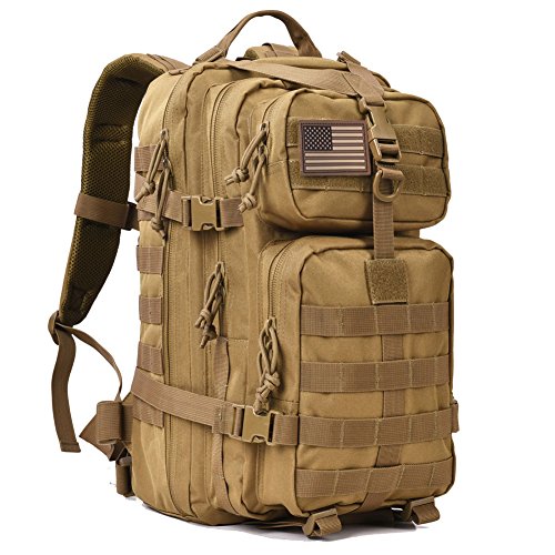 REEBOW GEAR Military Tactical Backpack 3 Day Assault Pack Army Molle Bag Backpacks Rucksack 35L
