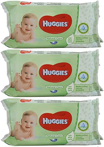 Natural Care Baby Wipes, Sensitive, 3 packs of 56 (168 ct)