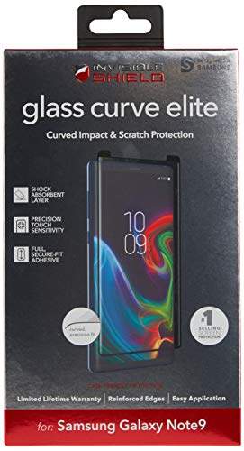 ZAGG InvisibleShield Glass Curve Elite – Screen Protector for Samsung Galaxy Note 9 (200101855)