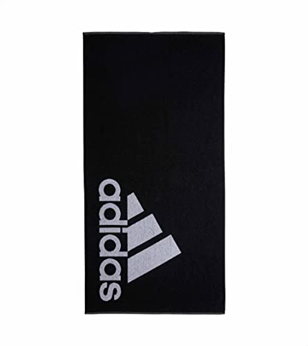 ADIDAS logo swim towel large 70 x 140 cm [black]