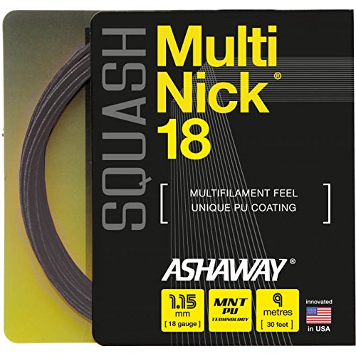 ASHAWAY MultiNick 18 Squash String (1 Set)