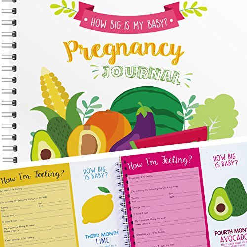 My 9 Months Journey – Belly Book, Pregnancy Journal and Baby Memory Book with Stickers – Baby’s Scrapbook and Photo Album – Pregnancy Journals for First Time Moms – Pregnancy Journal Memory Book