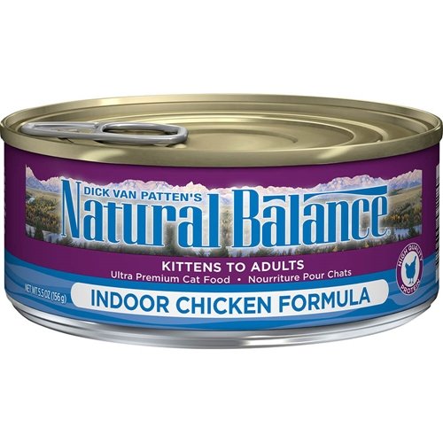 Natural Balance Can Cat Indoor ChkFormula 5.5 oz Case 24