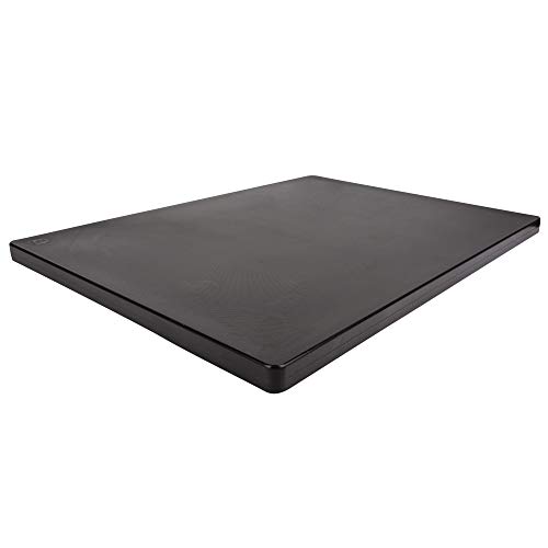 Thick Black Plastic Cutting Board 24×18 Extra Large for Restaurants