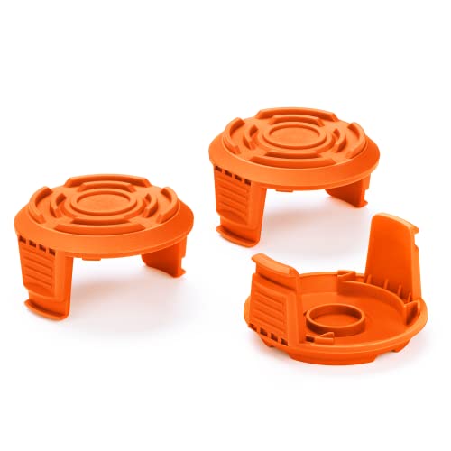 YWTESCH Spool Cap Cover for Worx,Trimmer Replacement Spool Cap Covers for Worx,Suitable for Worx Weed Eater (3 Pack)