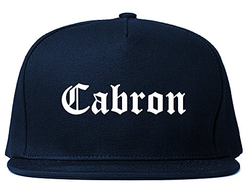 Kings Of NY Cabron Spanish Mens Snapback Hat Navy Blue