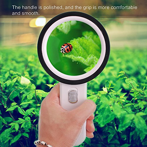 Magnifying Glass 30X, Large Magnifier with Light, LED Illuminated & Handheld, Premium High Power Magnify Glass for Reading Books, Seniors, Macular Degeneration, Stamps | The Storepaperoomates Retail Market - Fast Affordable Shopping