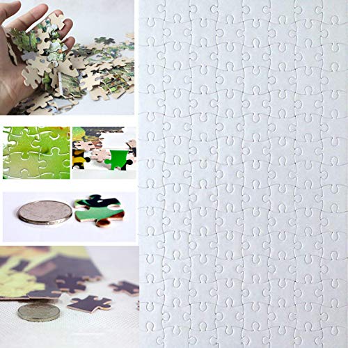 20 Sets Blank Sublimation A4 Jigsaw Puzzle with 120 Pieces DIY Heat Press Transfer Crafts A4 Thermal Transfer Puzzle Wholesale DIY Thermal Transfer Pearl Puzzle Blank Puzzle Thermal Transfer Supplies